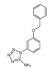 1-(3-benzyloxy-phenyl)-1H-tetrazol-5-ylamine_29114-34-9