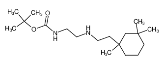 N-(tert-Butyloxy carbonyl)-N'-[2-(1,3,3-trimethyl-1-cyclohexyl)ethyl]diaminoethane_291282-65-0