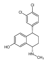 (5S,8S)-5-(3,4-dichlorophenyl)-8-(methylamino)-5,6,7,8-tetrahydronaphthalen-2-ol_291305-86-7