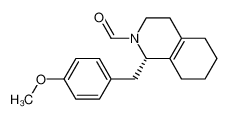 (S)-3,4,5,6,7,8-hexahydro-1-[(4-methoxyphenyl)methyl](1H)-isoquinoline-2-carbaldehyde_29144-31-8