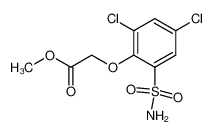 (2,4-Dichloro-6-sulfamoyl-phenoxy)-acetic acid methyl ester_29148-86-5