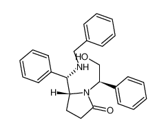 (R)-5-((S)-Benzylamino-phenyl-methyl)-1-((R)-2-hydroxy-1-phenyl-ethyl)-pyrrolidin-2-one_291522-94-6