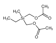 (acetyloxymethyl-ethyl-methylsilyl)methyl acetate_2917-60-4