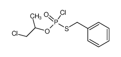 Thiophosphorochloridic acid S-benzyl ester O-(2-chloro-1-methyl-ethyl) ester_29170-40-9
