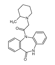 5-[(2-methyl-piperidin-1-yl)-acetyl]-5,10-dihydro-dibenzo[b,e][1,4]diazepin-11-one_29174-37-6