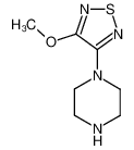 1-(4-methoxy-[1,2,5]thiadiazol-3-yl)piperazine hydrochloride CAS:291748-14-6 manufacturer & supplier