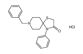 8-benzyl-4-phenyl-1-thia-4,8-diazaspiro[4.5]decan-3-one hydrochloride_29177-28-4