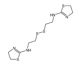 bis-[2-(4,5-dihydro-thiazol-2-ylamino)-ethyl]-disulfane_29178-34-5
