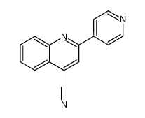 2-pyridin-4-yl-quinoline-4-carbonitrile_29195-74-2