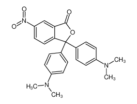 6-nitro-3,3-bis(4-dimethylaminophenyl)phthalide_29199-08-4