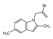 1-(2-bromo-allyl)-2,5-dimethyl-indole_29199-32-4