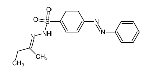 Methylethylketon-(azobenzol-4-sulfonylhydrazon)_2920-64-1