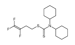 Dicyclohexyl-dithiocarbamic acid 3,4,4-trifluoro-but-3-enyl ester_29200-25-7