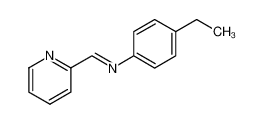 (4-ethylphenyl)(pyridin-2-ylmethylene)amine_29202-10-6