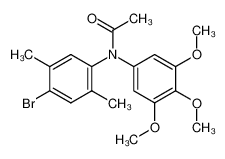 N-(3',4',5'-trimethoxyphenyl)-4-bromo-2,5-dimethylacetanilide_292037-92-4