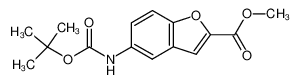 methyl 5-(tert-butyloxycarbonyl)aminobenzofuran-2-carboxylate_292068-73-6