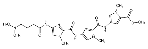 methyl 4-(4-(4-(4-(dimethylamino)butanamido)-1-methyl-1H-imidazole-2-carboxamido)-1-methyl-1H-pyrrole-2-carboxamido)-1-methyl-1H-pyrrole-2-carboxylate_292069-01-3