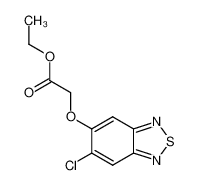(6-Chloro-benzo[1,2,5]thiadiazol-5-yloxy)-acetic acid ethyl ester_29234-59-1