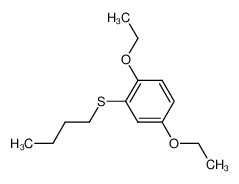 2-Butylsulfanyl-1,4-diethoxy-benzene_29236-95-1