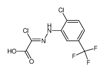 2-chloro-2-(2-(2-chloro-5-(trifluoromethyl)phenyl)hydrazineylidene)acetic acid_2925-58-8