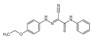2-Cyano-2-[(4-ethoxy-phenyl)-hydrazono]-N-phenyl-thioacetamide_292601-40-2