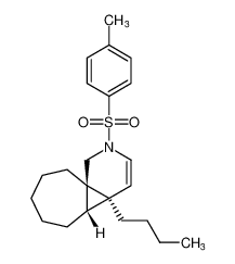 rel-(4aR,4bS,9aR)-4a-butyl-2-tosyl-2,4a,4b,5,6,7,8,9-octahydro-1H-cyclohepta[1,3]cyclopropa[1,2-c]pyridine_292607-27-3
