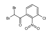 2,2-Dibromo-1-(3-chloro-2-nitro-phenyl)-ethanone_29273-02-7