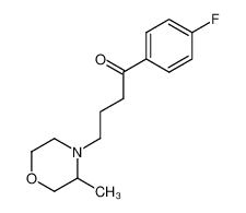 1-(4-fluoro-phenyl)-4-(3-methyl-morpholin-4-yl)-butan-1-one_29281-22-9