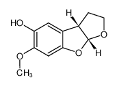 (-)-2,3,3aS,8aR-tetrahydro-5-hydroxy-6-methoxy[2,3-d]-benzo[b]furan_292824-29-4