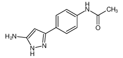 N-(4-(5-amino-1H-pyrazol-3-yl)phenyl)acetamide_292825-30-0
