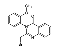 2-(bromomethyl)-3-(2-methoxyphenyl)quinazolin-4-one_292833-07-9
