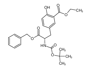 Ethyl 5-{(2S)-3-(Benzyloxy)-2-[(tert-butoxycarbonyl)amino]-3-oxopropyl}-2-hydroxybenzoate_292836-01-2
