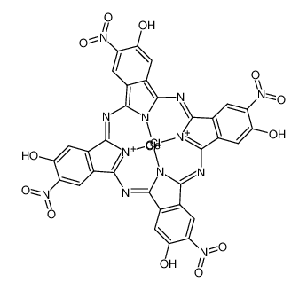 dichloro(2(2),7(2),12(2),17(2)-tetrahydroxy-2(3),7(3),12(3),17(3)-tetranitrophthalocyanine)germanium(III)_292848-63-6