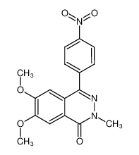 6,7-dimethoxy-2-methyl-4-(4'-nitrophenyl)phtalazin-1(2H)-one_292858-41-4
