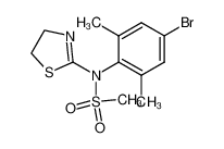 N-(4-bromo-2,6-dimethyl-phenyl)-N-(4,5-dihydro-thiazol-2-yl)-methanesulfonamide_29293-69-4
