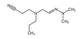 3-{[2-(Dimethyl-hydrazono)-ethyl]-propyl-amino}-propionitrile_29304-17-4