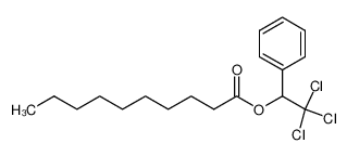 Decanoic acid 2,2,2-trichloro-1-phenyl-ethyl ester_29306-02-3