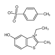 Toluene-4-sulfonate3-ethyl-5-hydroxy-2-methyl-benzothiazol-3-ium;_29307-72-0