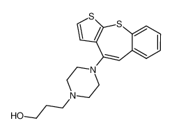 3-(4-benzo[b]thieno[3,2-f]thiepin-4-yl-piperazin-1-yl)-propan-1-ol_29326-08-7