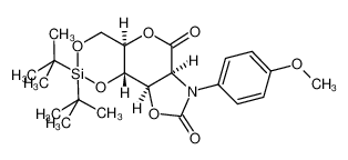 (3aS,5aR,9aS,9bR)-8,8-Di-tert-butyl-3-(4-methoxy-phenyl)-hexahydro-1,5,7,9-tetraoxa-3-aza-8-sila-cyclopenta[a]naphthalene-2,4-dione_293294-37-8