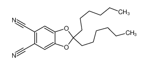 5,6-dicyano-2,2-dihexyl-1,3-benzodioxole_293305-51-8