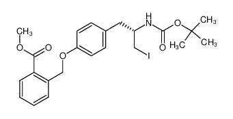 methyl 2-[(4-{(2S)-2-[(tert-butoxycarbonyl)amino]-3-iodopropyl}phenoxy)methyl]benzoate_293305-75-6
