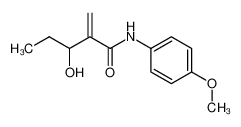 3-hydroxy-2-methylene-N-(4-methoxyphenyl)pentanamide_293307-41-2