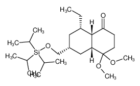 (4aR,6R,8S,8aS)-8-ethyl-3,4,4a,5,6,7,8,8a-octahydro-4,4-dimethoxy-6-{[(triisopropylsilyl)oxy]methyl}naphthalen-1(2H)-one_293313-96-9