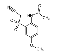 N-(2-cyanomethylsulfonyl-4-methoxyphenyl)acetamide_293316-37-7