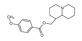 4-methoxy-benzoic acid octahydroquinolizin-1-ylmethyl ester_293320-17-9