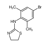 (4-bromo-2,6-dimethyl-phenyl)-(4,5-dihydro-thiazol-2-yl)-amine_29335-79-3