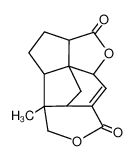 5b-Methyl-octahydro-8H-1,9-metheno-1H,3H-furo(3',4':3a,4)pentaleno(1,2-c)pyrandion-(3,8)_29335-96-4