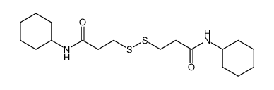 N,N'-dicyclohexyl-3,3'-disulfanediyl-bis-propionamide_2935-88-8