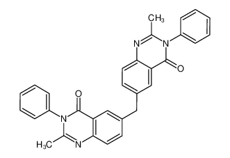 6,6'-Methylenebis(2-methyl-3-phenyl-4(3H)quinazolinone)_29359-73-7